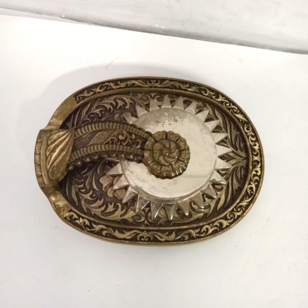 Crockett Vintage Spur Belt Buckle